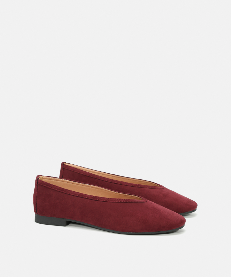 Bailarinas escote pico image number null